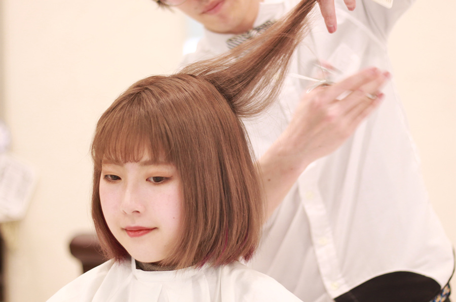 女性ドライカット